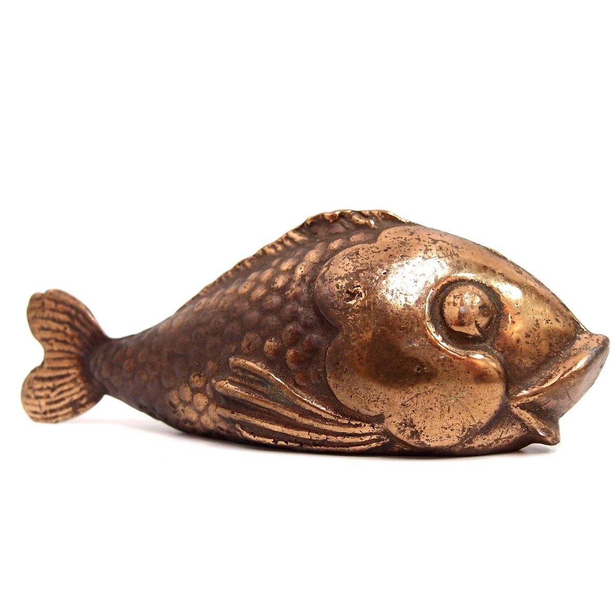 Fisch Horst Dalbeck Bronze Tier Skulptur Bronzefigur 60er Statue Tierfigur