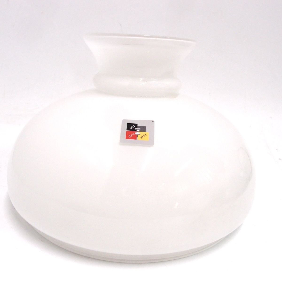 Petroleumlampenschirm 200 304 276 mm Glas weiß Vestaschirm Ersatzglas Öllampe